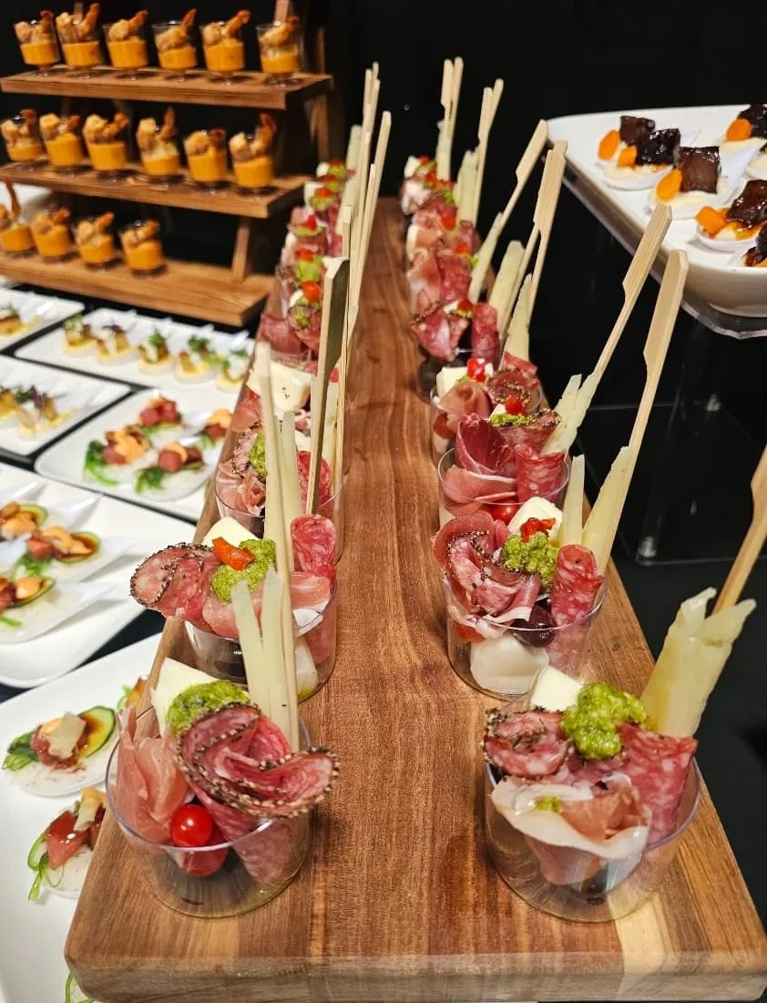 Charcuterie catering display